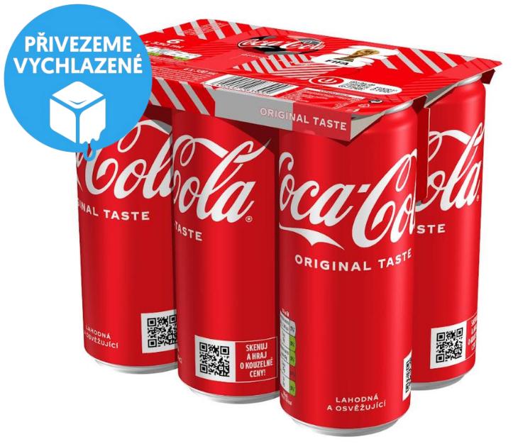 Coca-Cola (6x0,33 l) plech