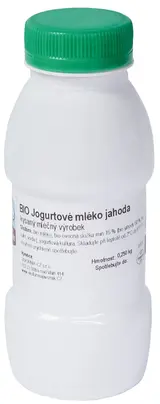 Ekofarma Javorník BIO Jogurtové mléko jahoda