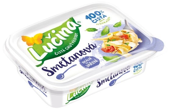 Lučina se smetanou