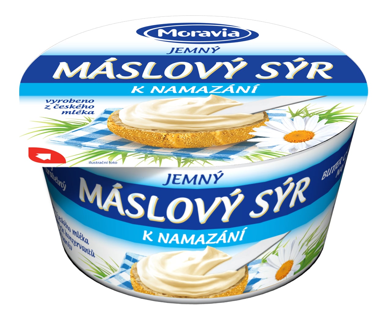 Moravia Jemný tavený máslový sýr