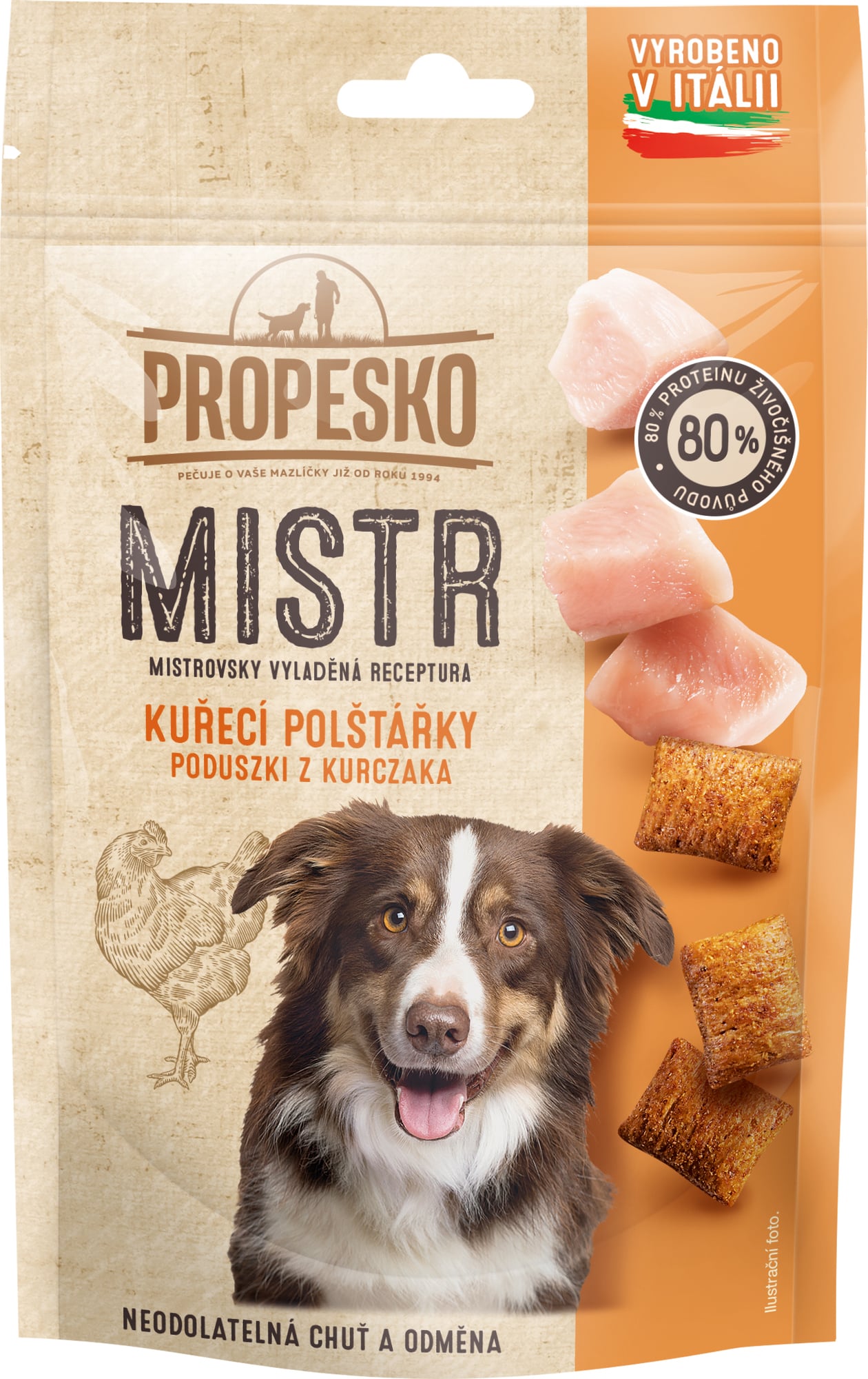 Propesko Mistr Křupavé polštářky s kuřecím