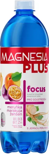 Magnesia Plus Focus meruňka, marakuja a ženšen