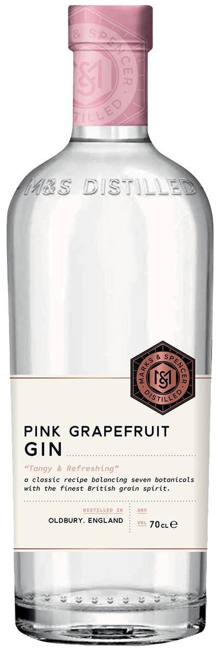 Marks & Spencer Gin s příchutí růžových grapefruitů 40 % obj.