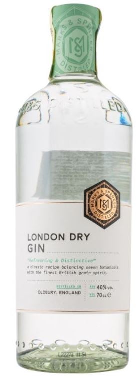 Marks & Spencer London Dry Gin 40 % obj.