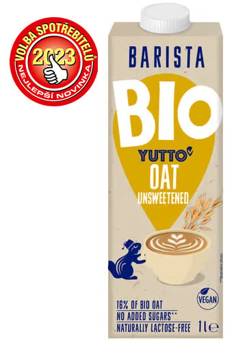 Yutto BIO Ovesný nápoj Barista