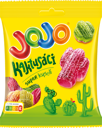 Jojo Kaktusáci mix kyselých želé bonbónů s náplní a bez náplně