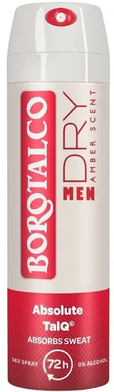 Borotalco Men Dry Amber deodorant ve spreji