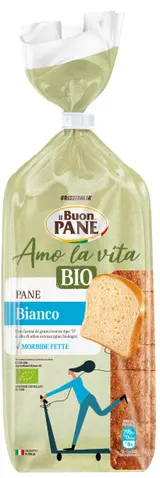 il Buon Pane Bauletto BIO Toustový chléb světlý s olivovým olejem