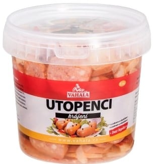 Váhala Utopenci krájení, kbelík