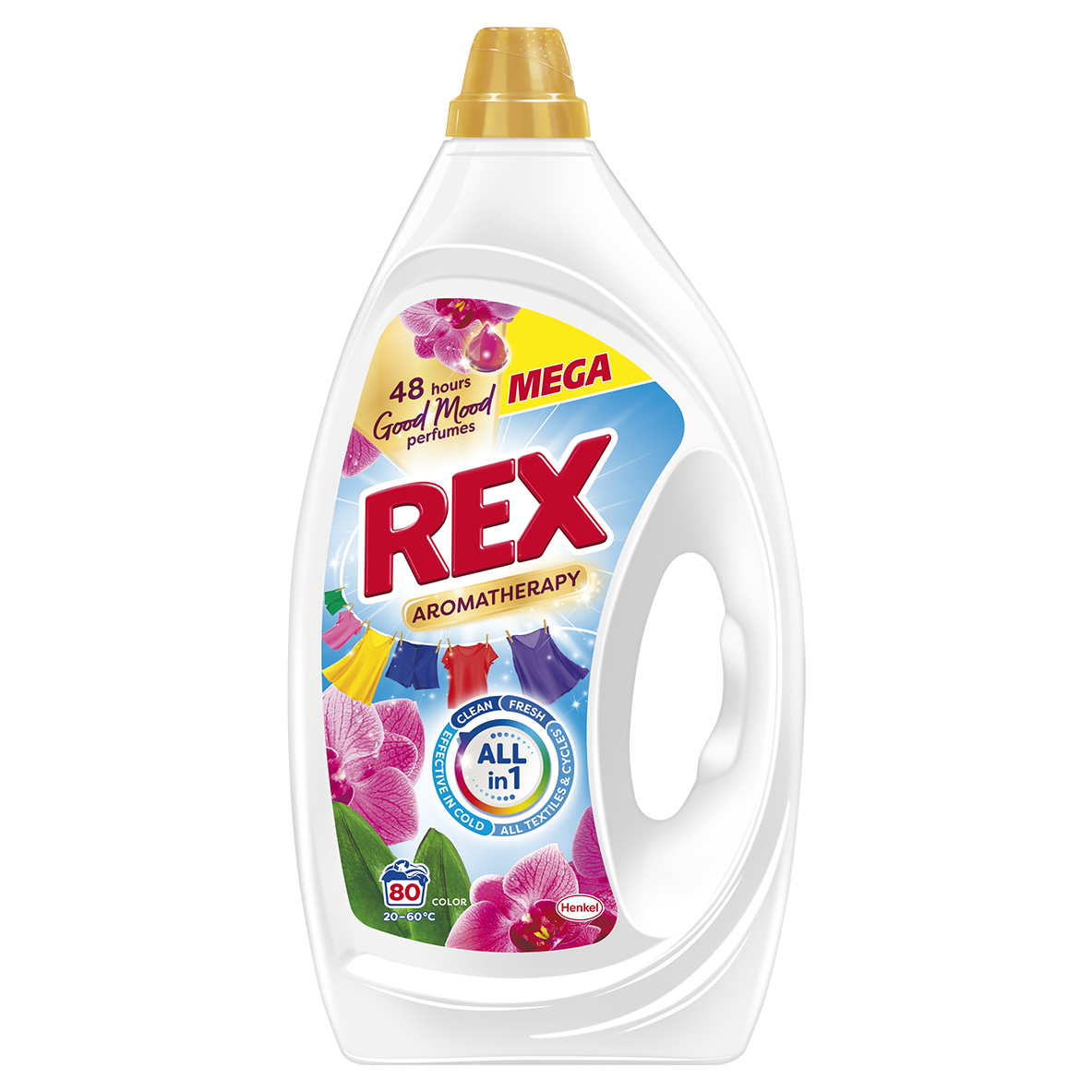 Rex Aromatherapy Orchid prací gel (3,6 l)
