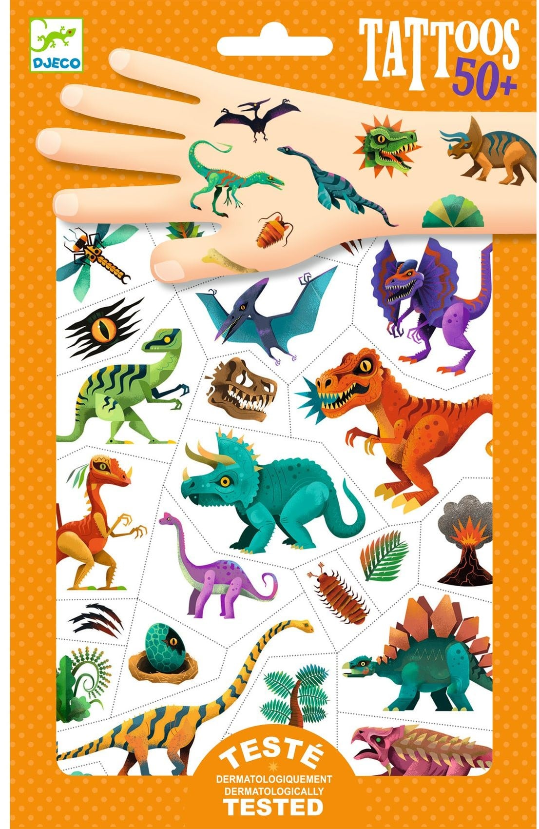 Djeco Tetování svět dinosaurů