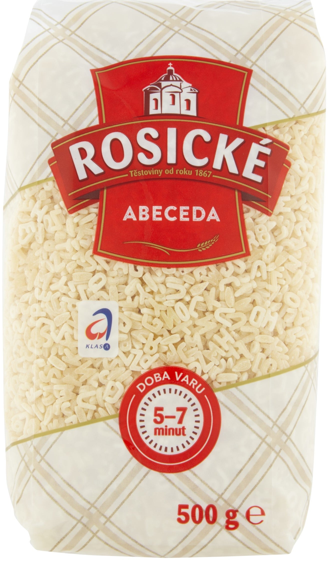 Rosické těstoviny abeceda