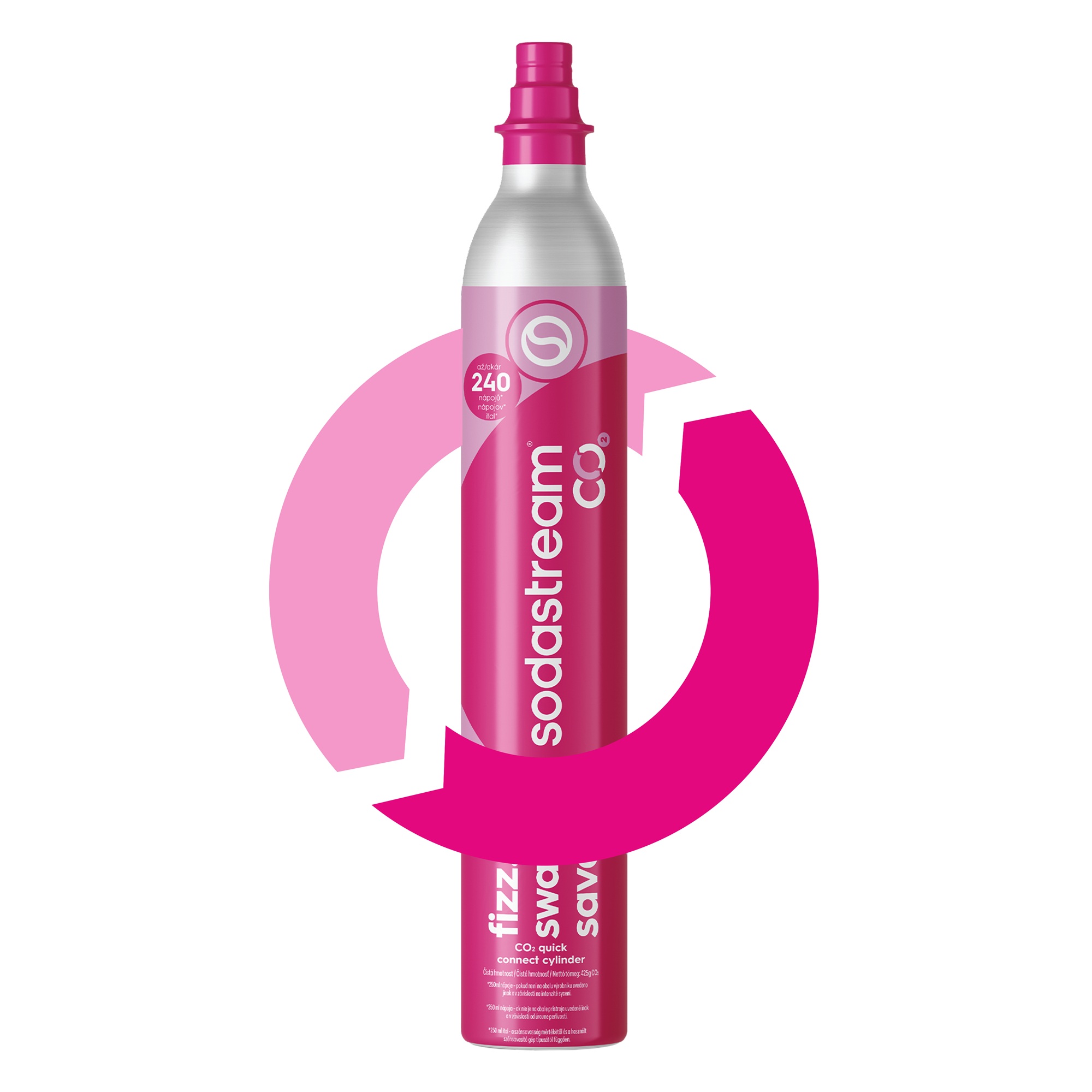 Sodastream Plyn CQC CO2 na výměnu za prázdnou láhev