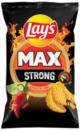Lay's Max Strong s příchutí chilli a limetky