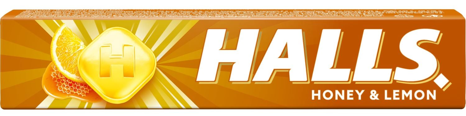 Halls Bonbóny s medem a citronem