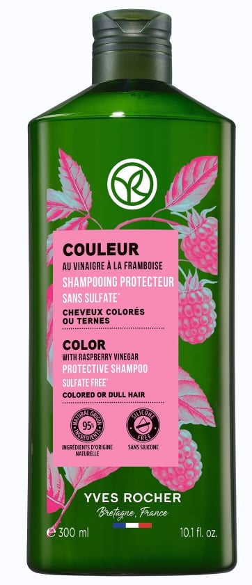 Yves Rocher Color Šampon na barvené vlasy s malinovým octem