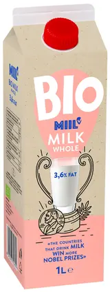Miil BIO Čerstvé mléko plnotučné 3,6%