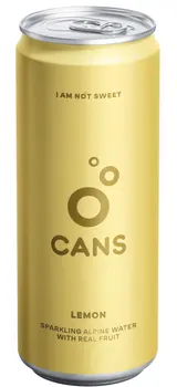 Cans Jemně perlivá voda s příchutí citronu a limetky