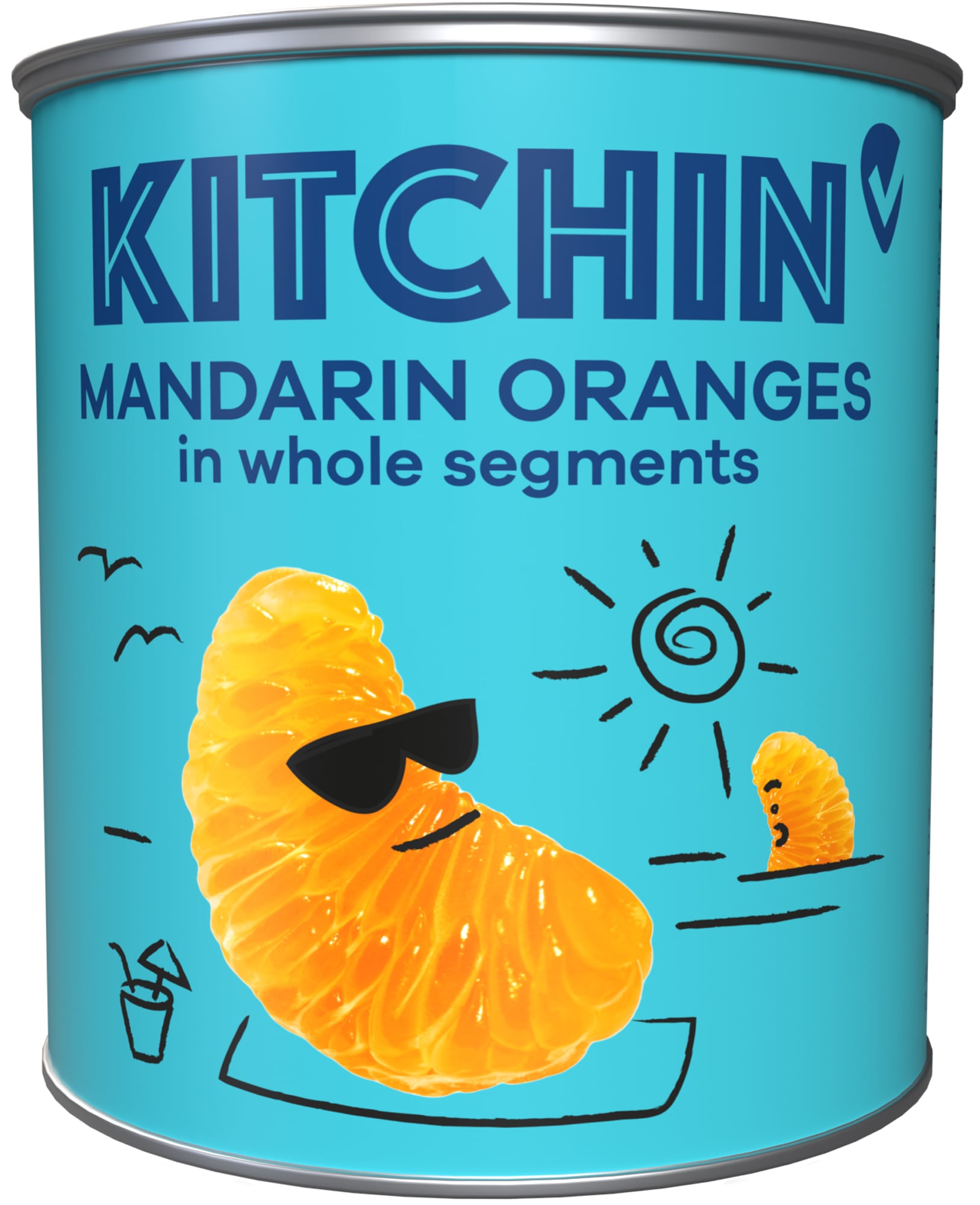 Kitchin Mandarinky v mírně sladkém nálevu, loupané
