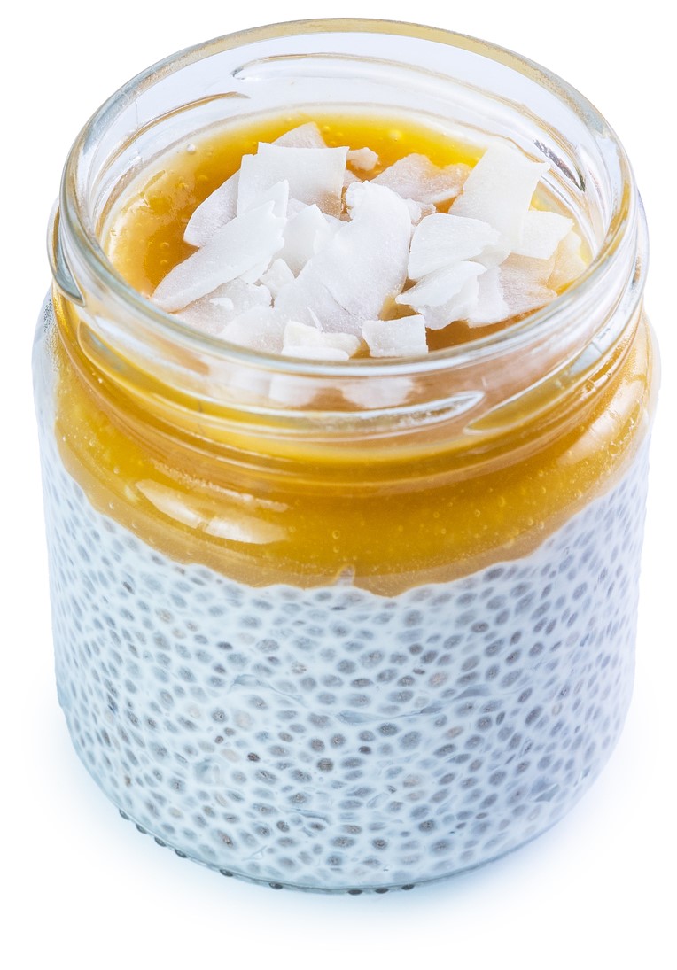 Go coconuts for chia pudding! od The Green Garden