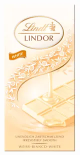 Lindt Čokoláda LINDOR Tablet Bílá