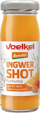 Voelkel Demeter BIO shot zázvor a kurkuma