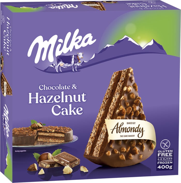 Milka Čokoládový dort s lískovými oříšky