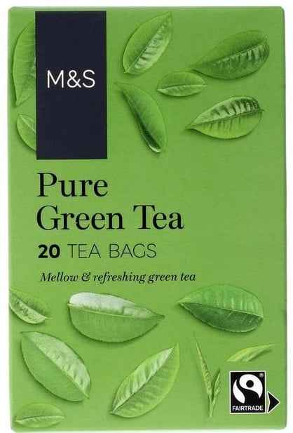 Marks & Spencer Zelený čaj 20 nálevových sáčků