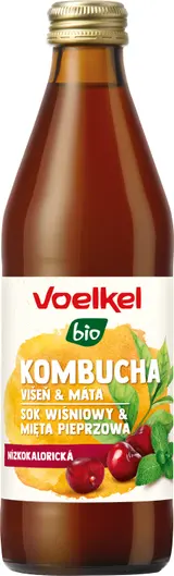 Voelkel BIO kombucha višeň a máta