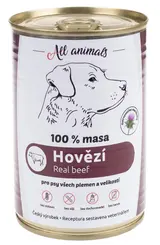 All Animals Hovězí mleté konzerva pro psy