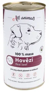 All Animals Hovězí mleté konzerva pro psy