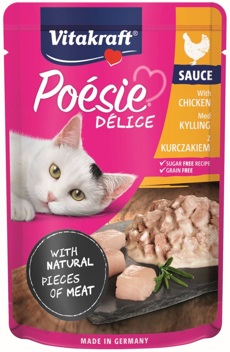 Vitakraft Poésie Délice Kompletní krmivo pro kočky s kuřecím