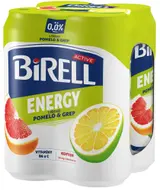 Birell 0.0 Energy Pomelo & Grep nealkoholické pivo s kofeinem 4×0,5 l plech