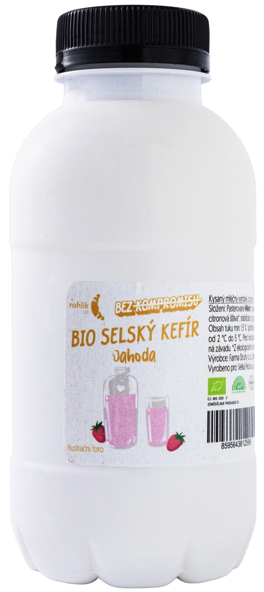 BIO Selský kefír jahoda