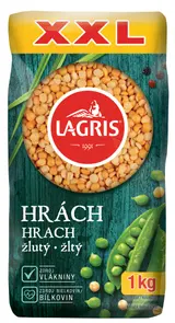 Lagris Hrách žlutý loupaný půlený