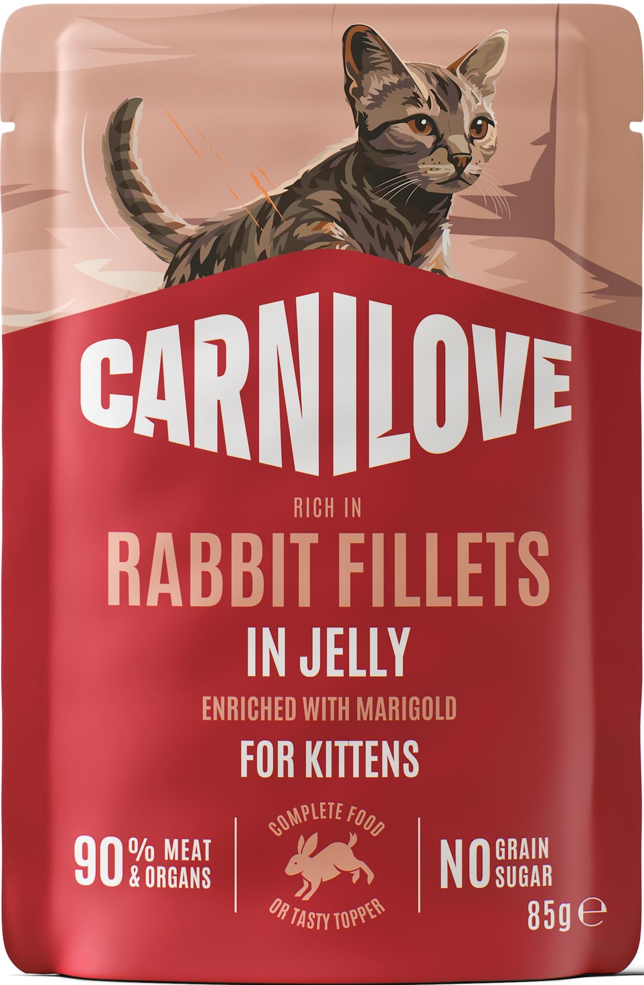 Carnilove Kapsička pro kočky králík a měsíček