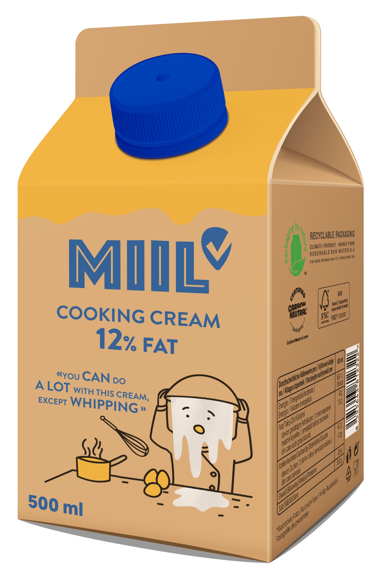 Miil Čerstvá smetana na vaření 12%