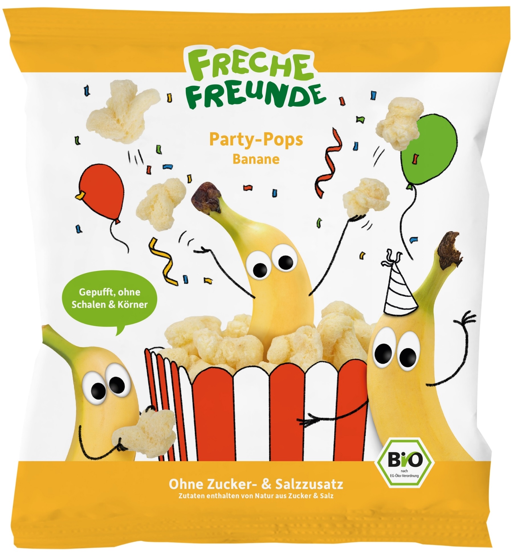 Freche Freunde BIO Banánový popcorn