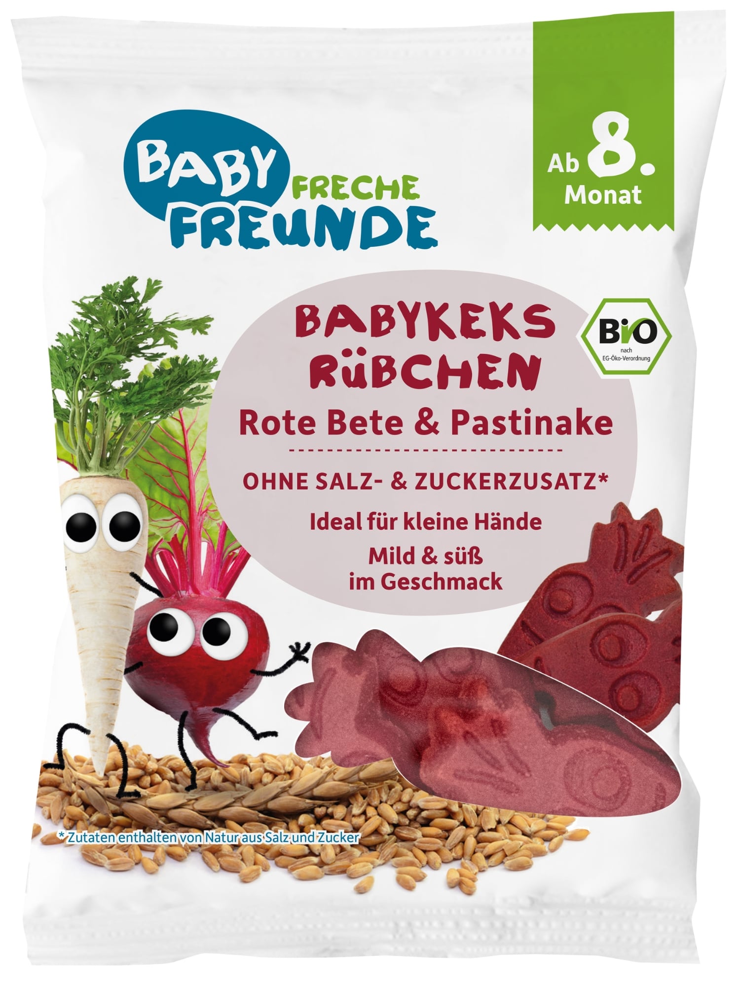Freche Freunde BIO Špaldové sušenky řepa a pastinák
