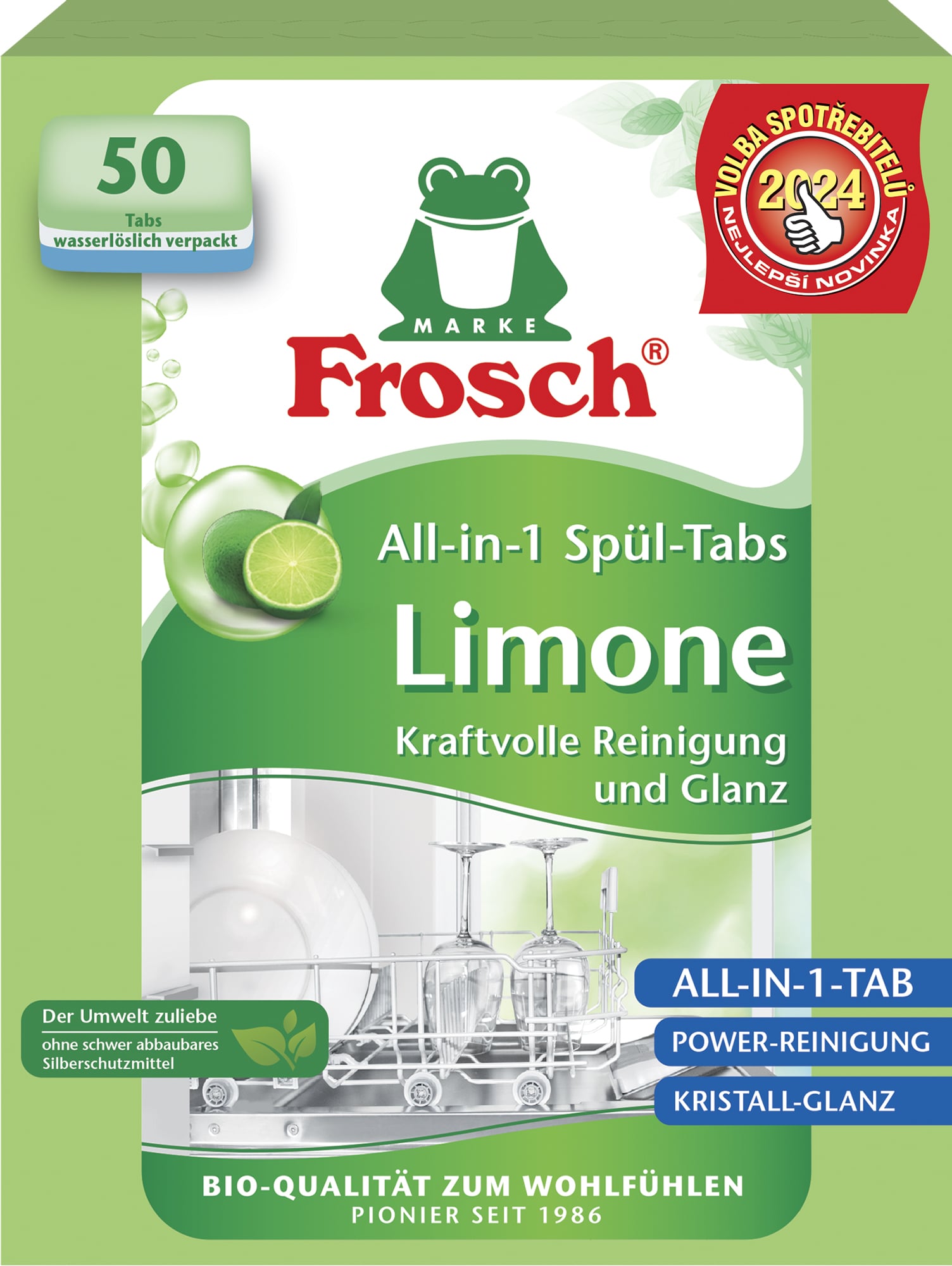 Frosch EKO All-in-one tablety do myčky citron