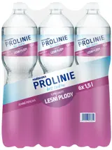 Poděbradka Prolinie Jemně perlivá lesní plody bez cukru 6×1,5 l