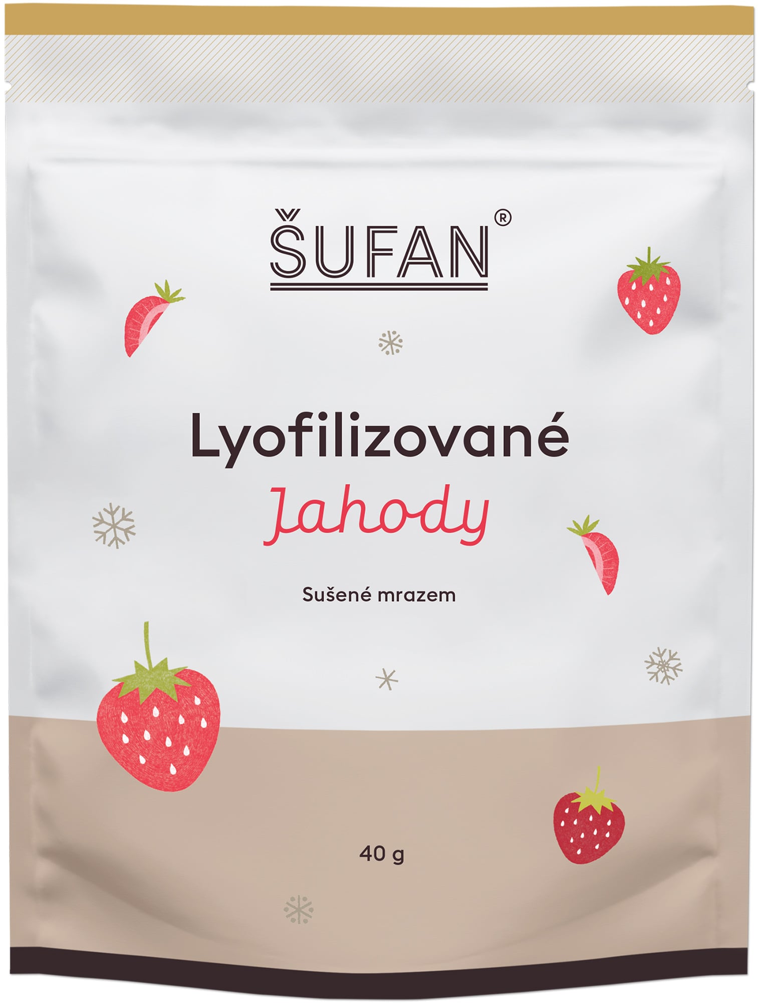Šufan Jahody lyofilizované