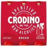 Crodino Rosso nealkoholický aperitiv 3 × 0,175 l 0,0% obj.