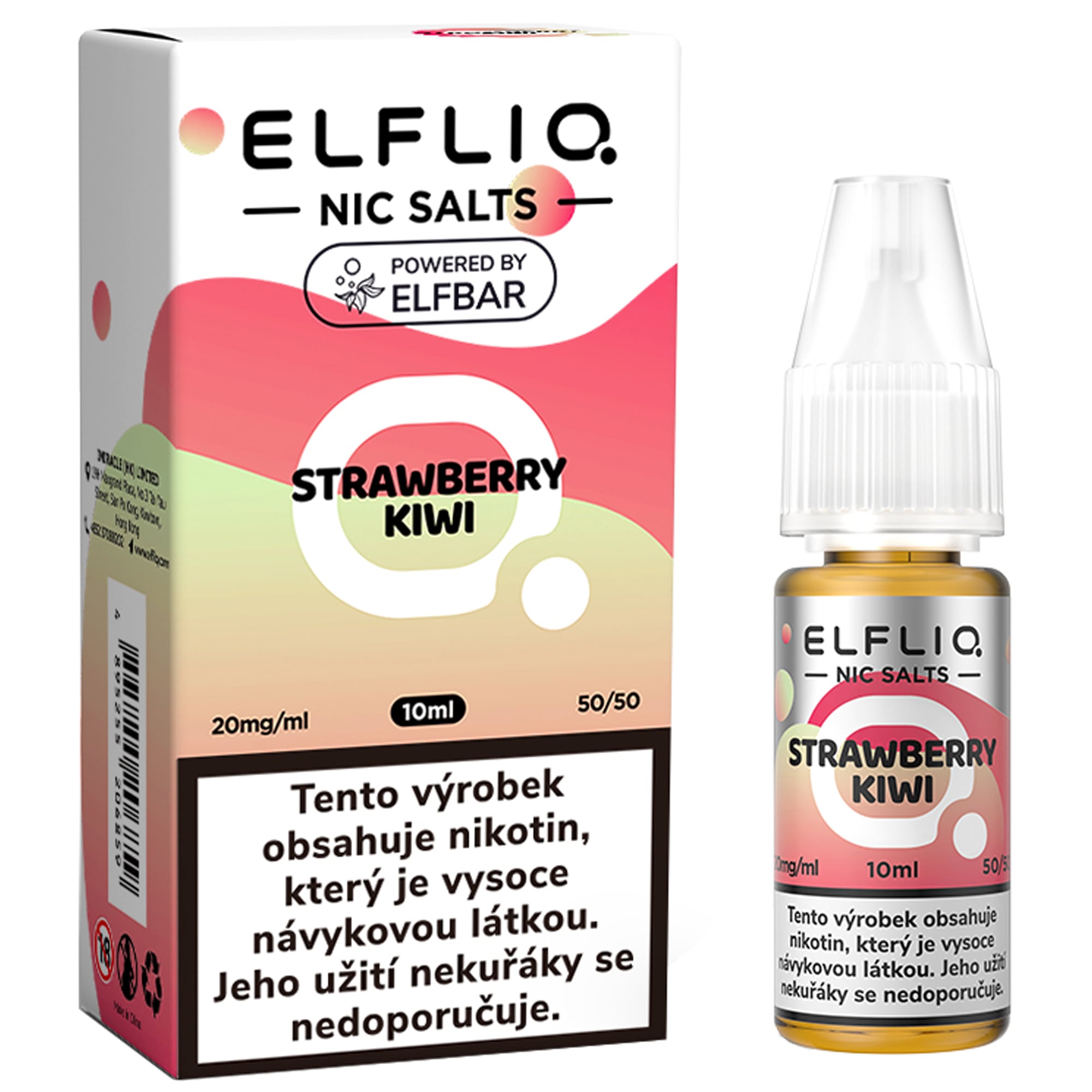 ELFLIQ E-liquid Elf Bar jahoda a kiwi 20 mg