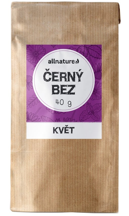 Allnature Černý bez květ Sypaný čaj