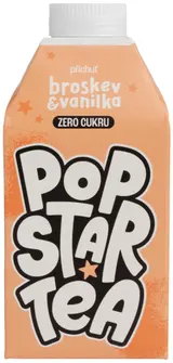 Popstar Tea Zero Ledový čaj s příchutí broskve a vanilky