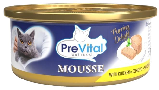 PreVital Mousse jemná paštika s kuřecím pro kočky