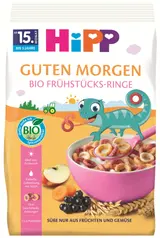 HiPP BIO Obilno-ovocné kroužky k snídani