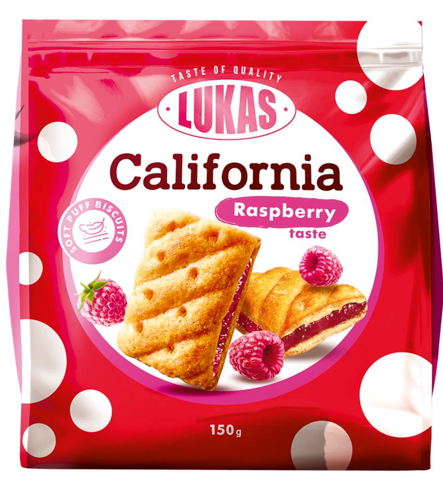 California Sušenky malinové