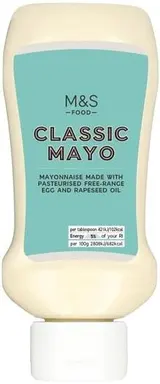 Marks & Spencer Majonéza vyrobená z pasterizovaných vajec z volného chovu a řepkového oleje